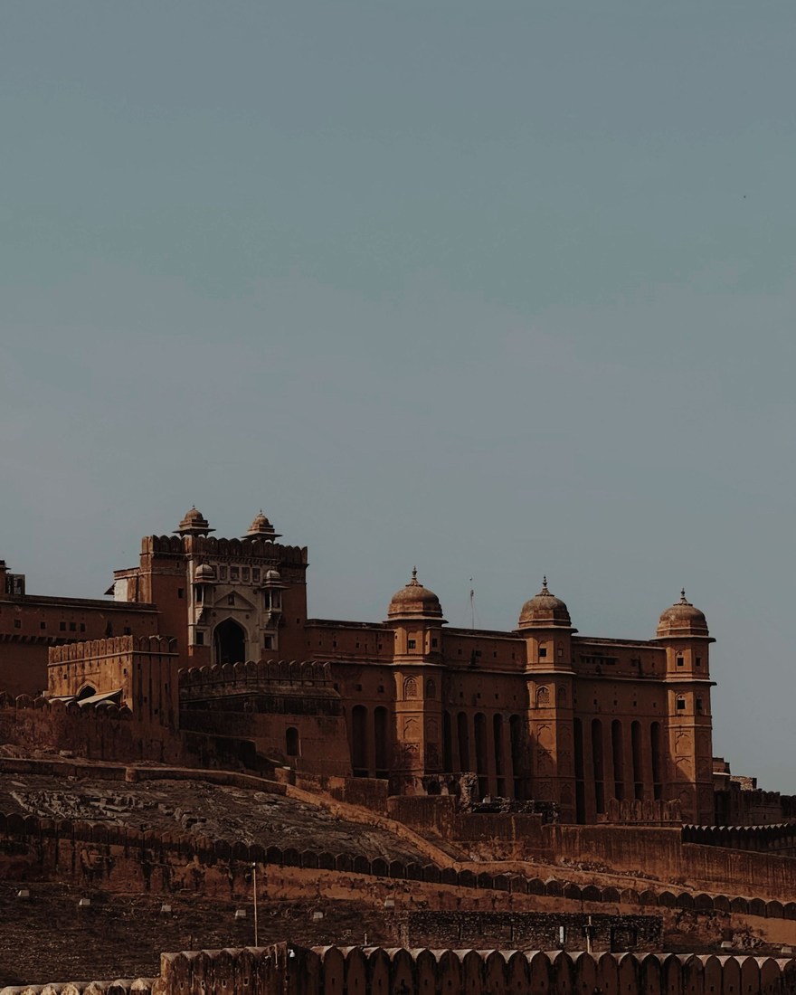 A sandstone fort rising over Rajasthan